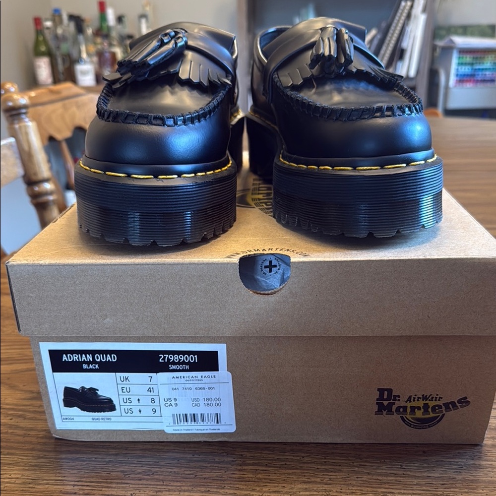 Dr. Martens Black Adrian Quad Loafer